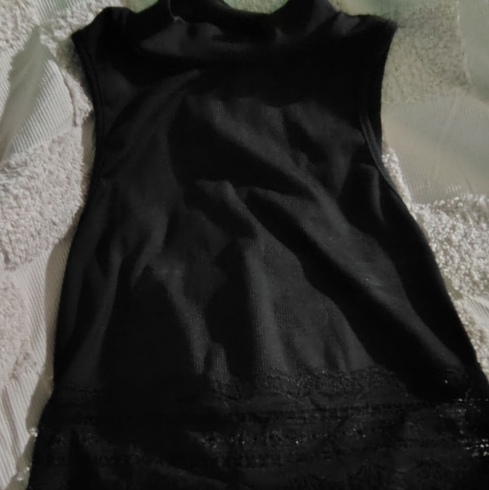 Black Lace Tank Top